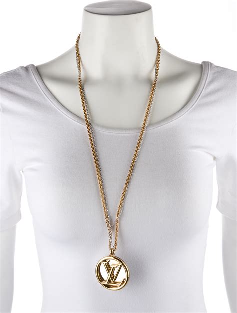 lv gold chain|louis vuitton gold necklaces.